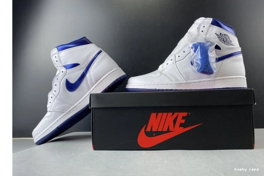 Cheap Husky Metallic 555088-106 AIR Jordan Retro 1 Navy (2016) 555088-106 1218